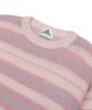 SUNDAY FRUIT MARKET Stripe Sun Knit Crew Pink