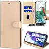 Case and 2 Tempered Glasses - Booling - for Samsung S20 FE - Gold - 360° Protection - Shockproof