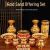 Буддийский домашний керамический набор для подношений: Подставка для благовоний, Чаша для воды, Фруктовница, Ваза