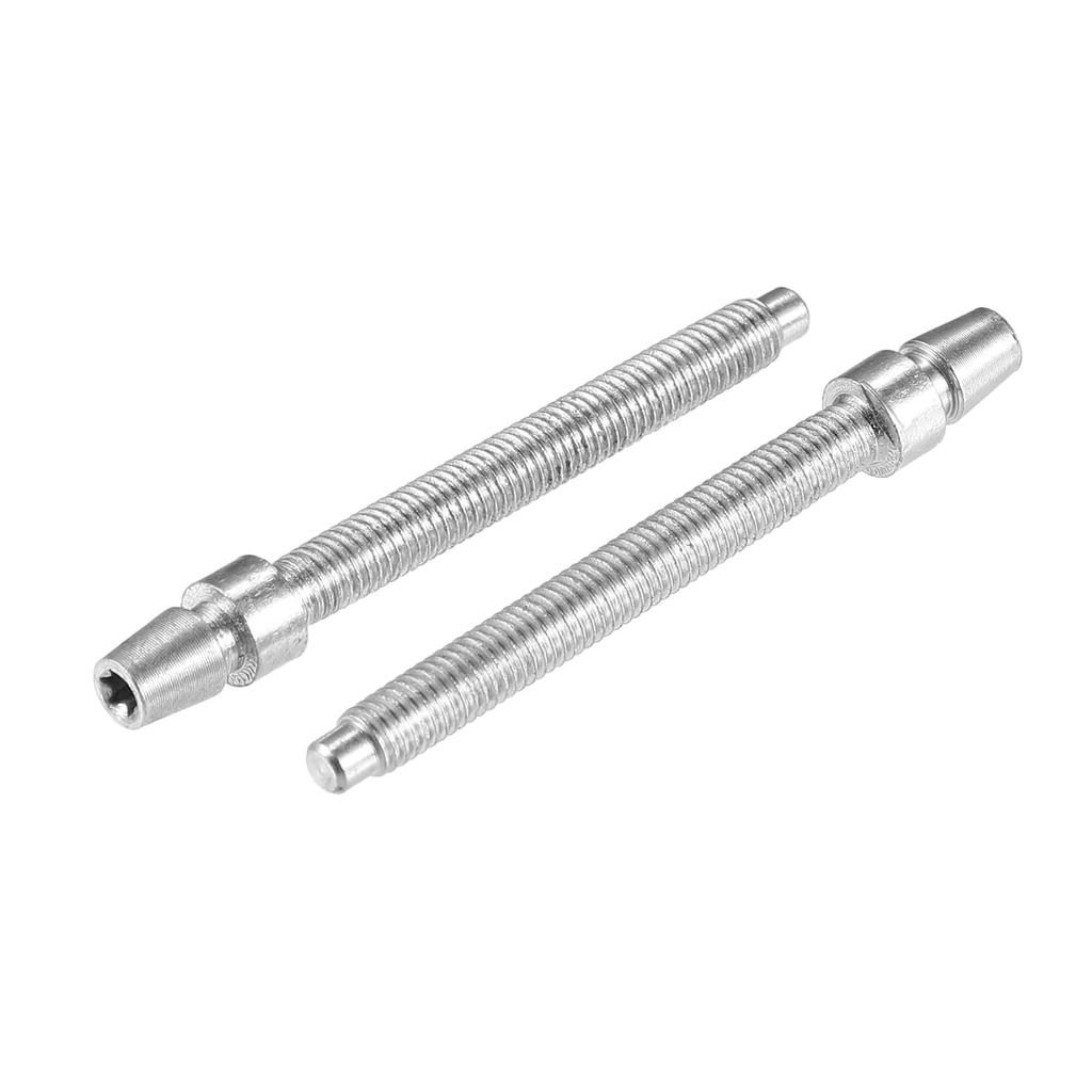 No.55078114AA Headlight Horizontal Adjustment Screws for Jeep Wrangler JK 2007-2018 / Inner/Durable / 2 Pcs/Silver Tone