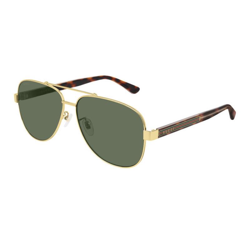 GUCCI Eyewear GG0528S Pilot frame Sunglasses Men's