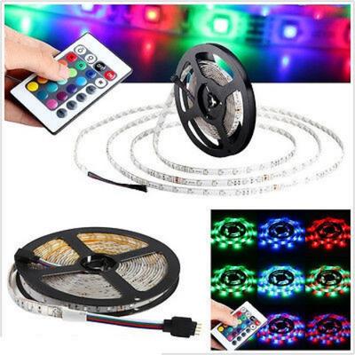 5 м 300 светодиодов DC12V RGB 3528 SMD Автомобильная внедорожная светящаяся атмосферная лампа-лента водонепроницаемая