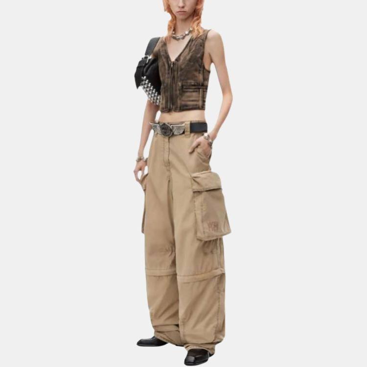 Alexander Wang Wide Leg Cargo Pants Women's 4WC3244369-210