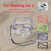 Чехол для Bluetooth-наушников Nothing Ear 2, прозрачный защитный чехол из ПК для Nothing Ear (2) Защитный чехол для беспроводных наушников