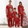 Christmas Prints Family Matching Long Sleeve Tops+Pants Set Family Matching Sets