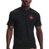 Under Armour Crew Neck Fitted Straight Fit Short Sleeved T Shirt Men's Black 1366505-001