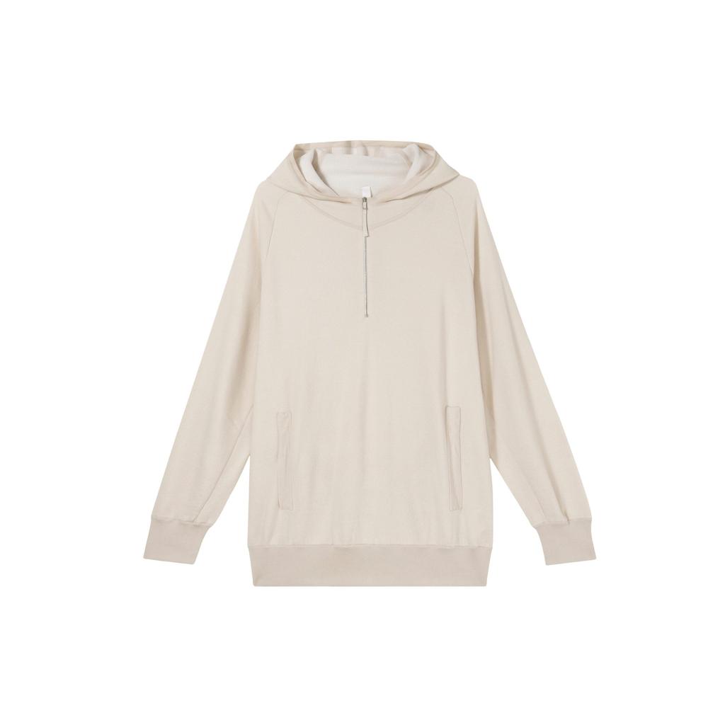 Nike Sweatshirts Women's Wheat Yellow Hooded Moderate Regular DM8944-790