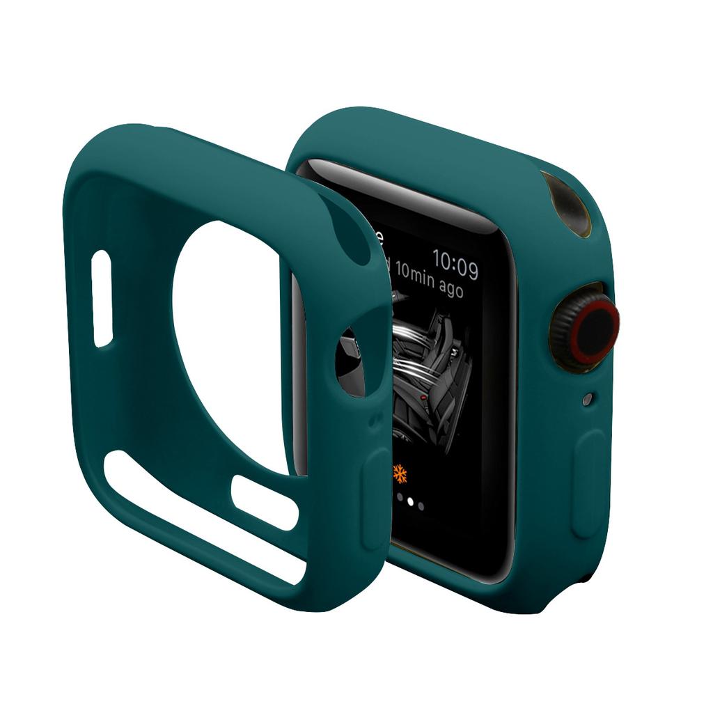 Чехол для Apple Watch Case 45мм 41мм 44мм 40мм 42мм 38мм 44 45 мм силиконовый защитник Оболочка iWatch серия 3 4 5 se 6 7 8 Бампер
