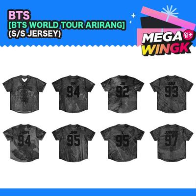 BTS S/S Джерси Официальное короткое рукавное джерси – Выберите: В (M) или Чимин (XL)