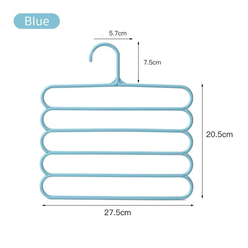 5 Layers Pants Towel Scarfs Racks Storage Clothes Hangers Trousers Hangers Organizers Holders Closet Storage Organization