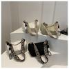 New Casual Crossbody Bag Portable Wide Shoulder Strap Design Shoulder Bag Large Capacity Bucket Bag