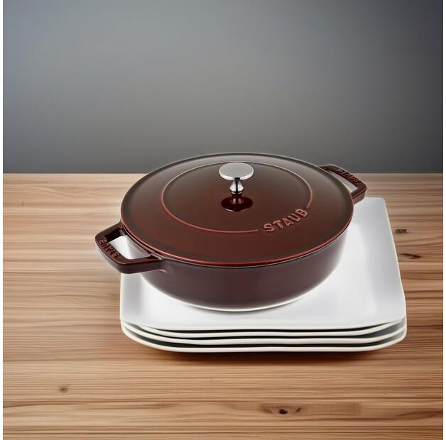 Сковорода Zwilling Staub Chistera 24 см гранатово-красная 2,4 л (40511-512-0)
