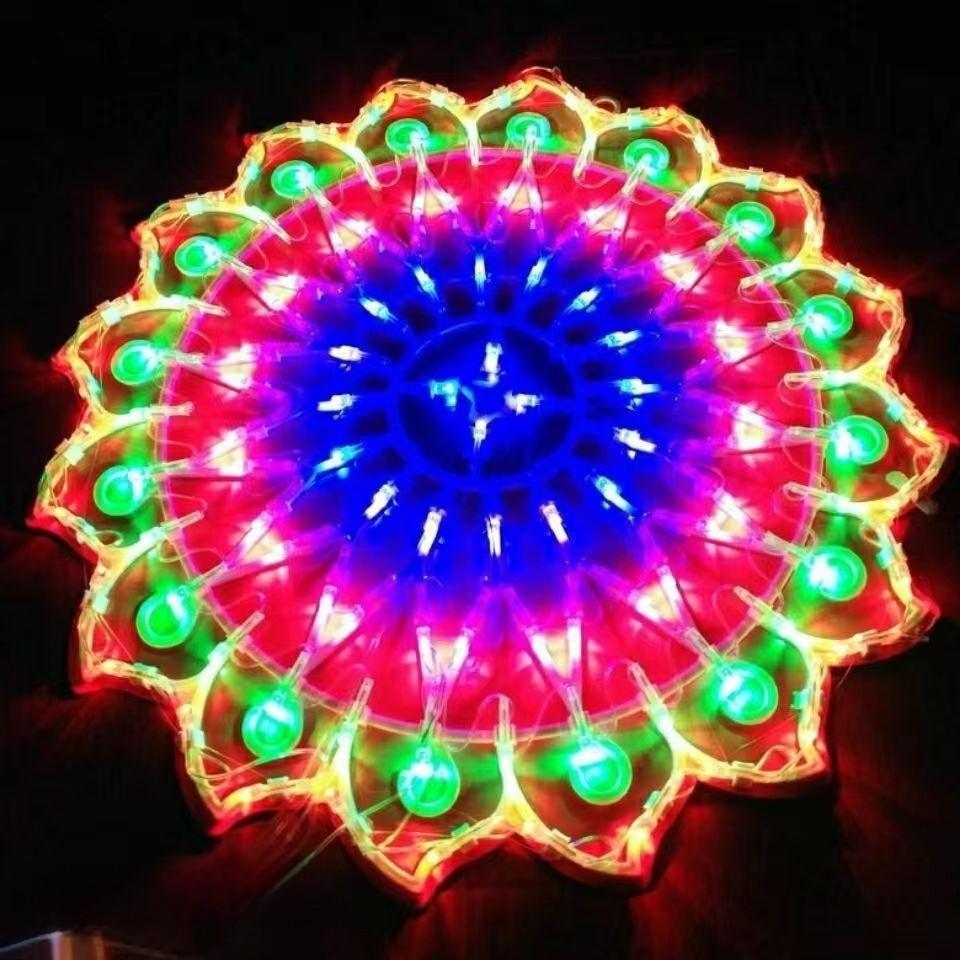 Sunflower Star Peacock Heart Shape Led String Lights For Home And Outdoor Festivities