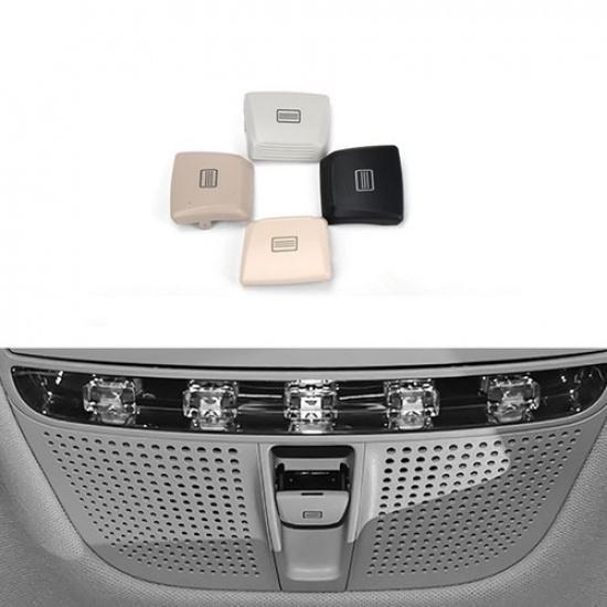Matte ABS Car Roof Window Control Switch Button For Benz S Class W222 2014-