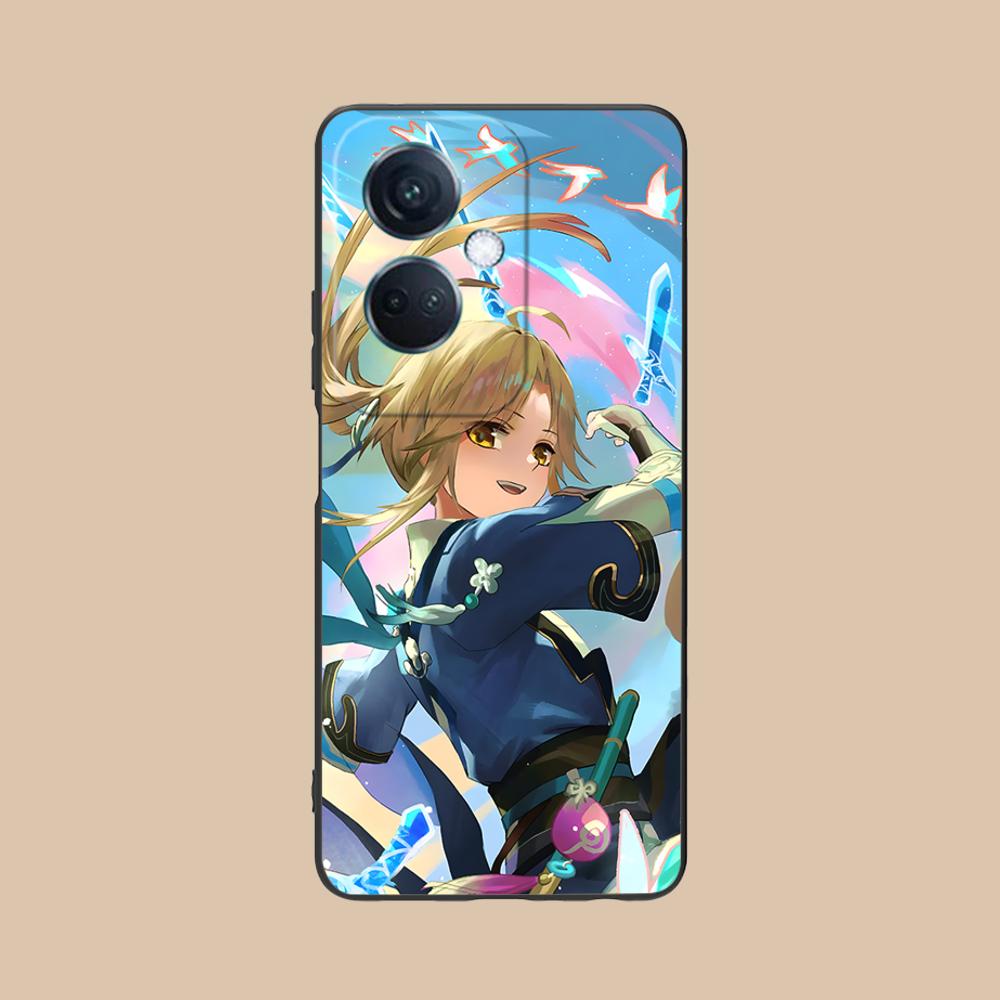 HSR Yanqing Matte TPU Mobile Phone Case for OPPO Find X9 X8 X7 X6 X5 X3 X2 Plus s Pro Ultra Lite Colorful Printing Cover