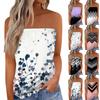 Women's Summer Sexy Tube Top Off Shoulder Sleeveless Tops Strapless Beach Vest Bandeau Shirt Backless Sexy Tops