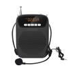 15W Portable Voice Amplifier Wired Microphone FM Radio AUX Audio Recording Bluetooth Speaker Megaphone For Teachers S278
