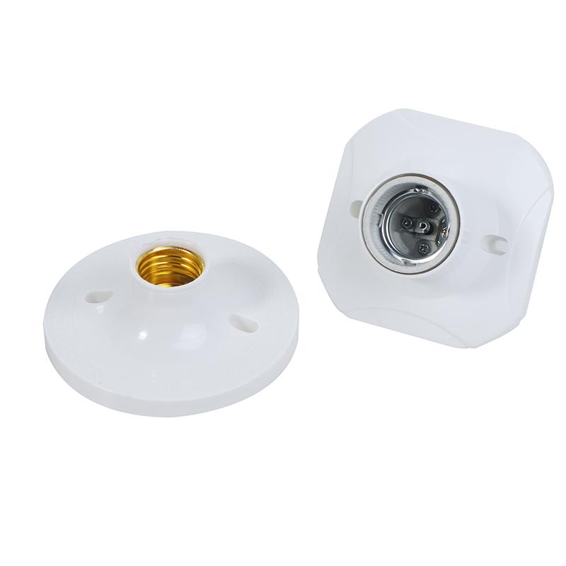 E27 Светодиодный патрон для лампочки с круглым цоколем, подвесной светильник, цоколь, промышленный потолочный настенный светильник, цоколь