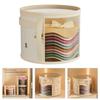 Oversized Hat Organizers Storage Box Foldable With Handles for Baseball Caps Wide Travel Home Closet Organization