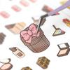 Ручные пинцеты для скрапбукинга с изогнутым кончиком 13 см, пинцеты из нержавеющей стали для размещения наклеек, декорирования журнала