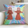 anime Witch Watch2 Cushion Cover Soft  EasyWash Pillow Case  Versatile for Couch Bed Travel and Office