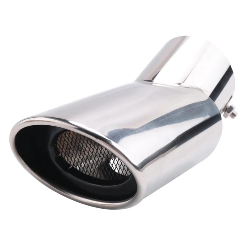 Accessories Fit For Crv Cr-V 2012 2013 2014 2015 Exhaust Muffler Tip Pipe Tailpipe Finisher End Trim Stainless Steel-M53K