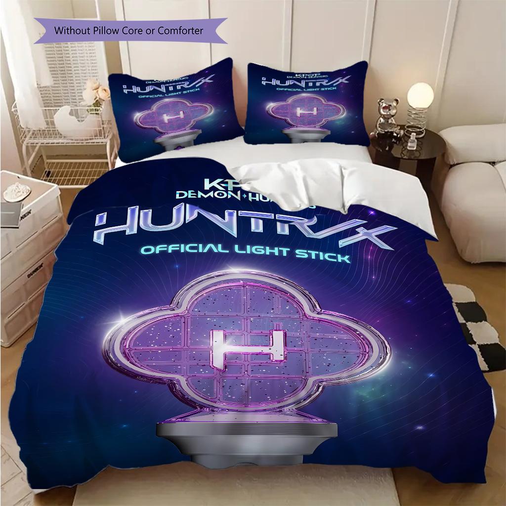 K-Pop Devil Hunter Sweeps the Globe bedding, duvet cover, pillowcase, home decoration, birthday gift (1 * duvet cover+2 * pillowcase, coreless)