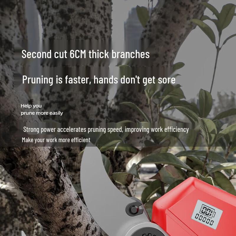 Беспроводные электрические секаторы BAIPUXI, вилка CN (адаптер в комплекте)