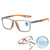 Ультралегкие очки для чтения с защитой от синего света TR90 Гибкие Спортивные Защитные Компьютерные Женские Мужские Очки для пресбиопии Диоптрии +1.0 до 4