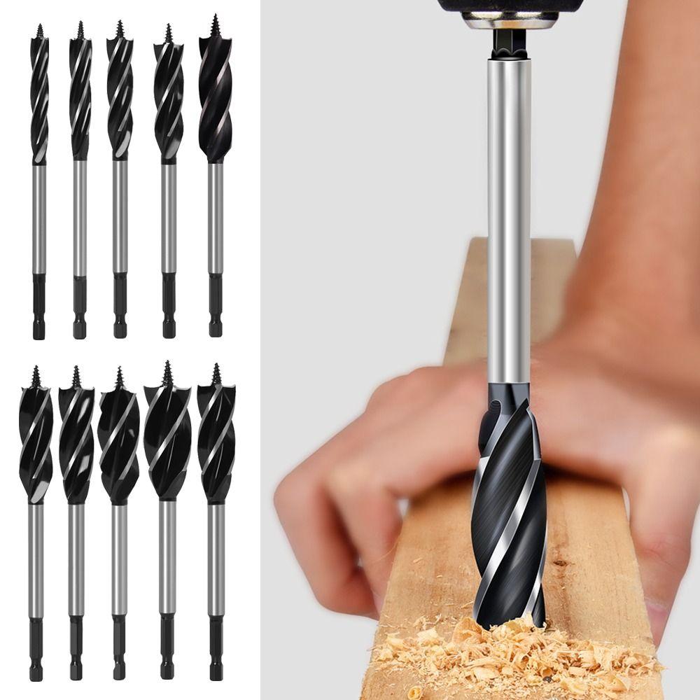 Дереворежущий инструмент Открывалка для отверстий Сверлильные инструменты Шнековое сверло Сверло по дереву Быстрая резка Деревообработка Спиральное сверло