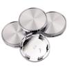 Silver Wheel Center Caps, 54mm and 49mm, Set of 4