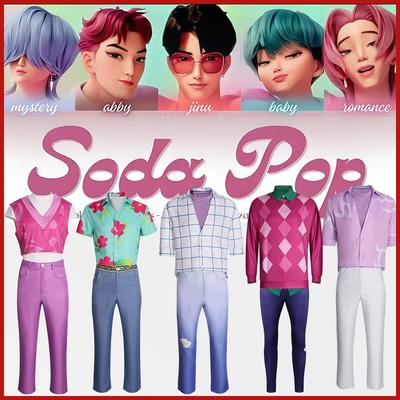 Саджа Бойз Джину Эбби Бэби Мистери Романтика Косплей Костюм Kpop Охотники на Демонов Ролевой Наряд Карнавальные Костюмы для Детей Взрослых