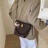 Текстурированная маленькая сумка женская новая модная сумка-мессенджер универсальная ретро дорожная простая портативная сумка-ведро