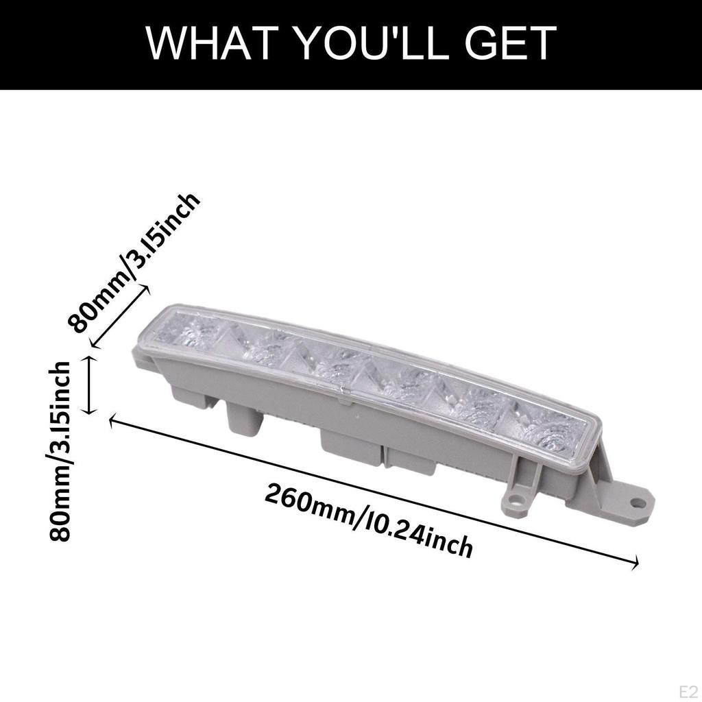 Светодиодный дневной ходовой огонь Автоаксессуары Автомобильный передний прозрачный сменный ходовой фонарь