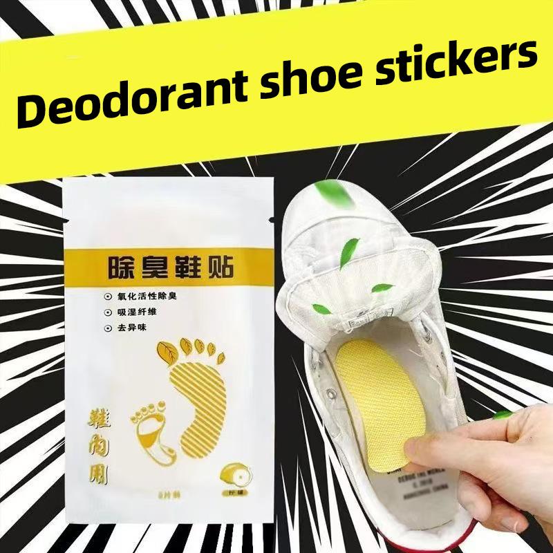 Deodorant Insole Sticker Disposable Portable Stickers for Foot Odor Deodorization Basketball Shoes Deodorant Stickers , Foot Sweat-absorbent Insoles