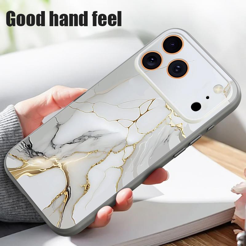 Чехол Для iPhone 17 Pro Max Черный Мраморный Рисунок Магнитный Для Magsafe Гибридный Тонкий Матовый Чехол Для iPhone 16 15 14 13 Pro Max