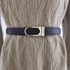 Genuine Leather Womens Two Layer Cowhide Casual Belt With Pin Buckle For Dress And Pants