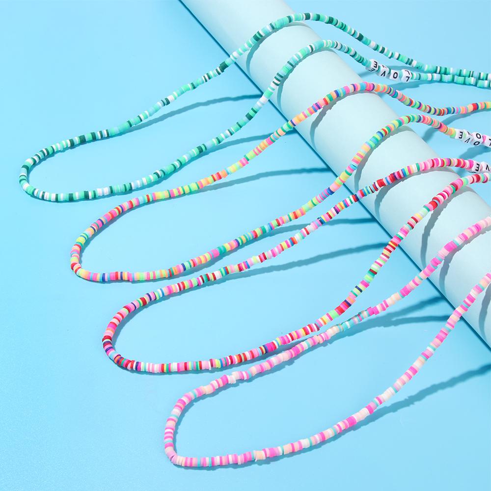 Женский Девочки Мягкая Полимерная Глина Нескользящая Цепочка для Очков Шнурок для Очков Шейный Ремешок Шнур Веревка для Солнцезащитных Очков