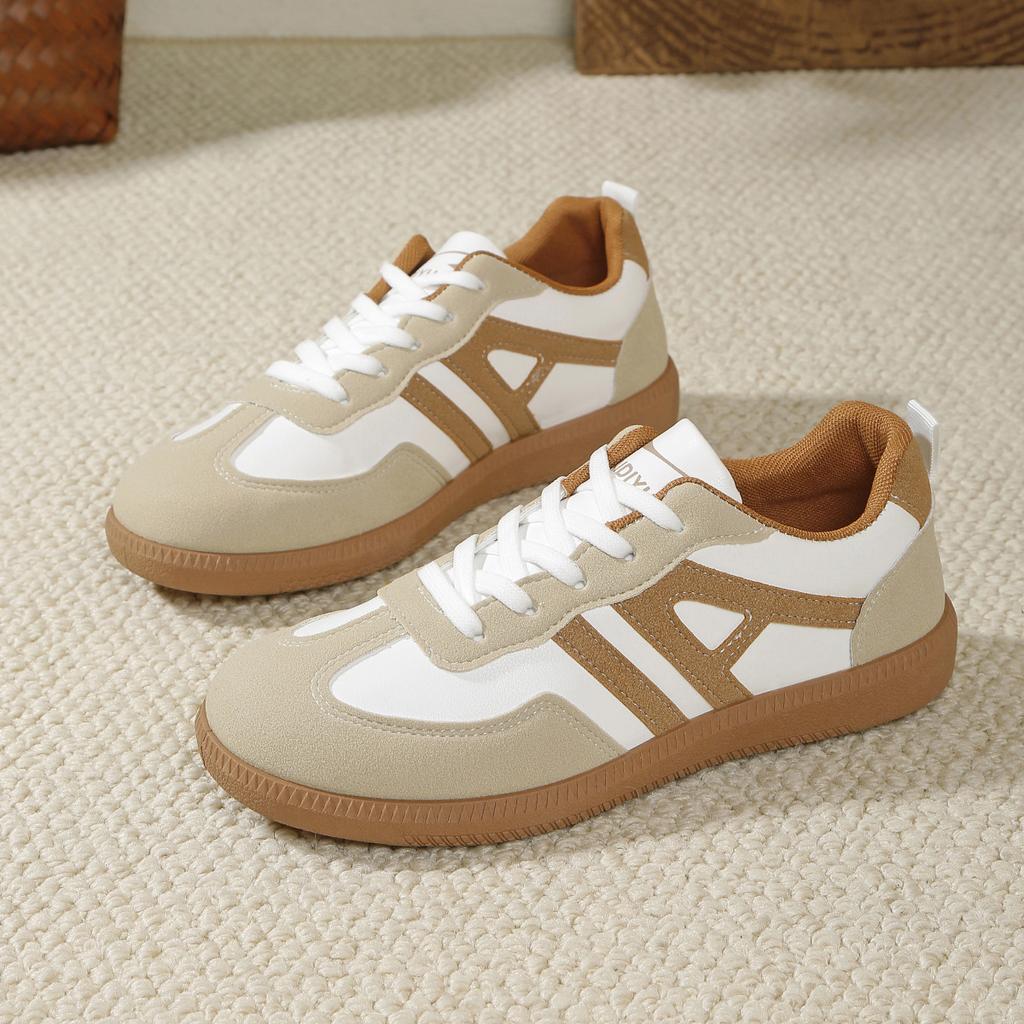 Dexun Sports Shoes Women's Shoes 2025 New Spring Soft-soled Lightweight Running Shoes Large Size 41 Forrest Gump White Shoes