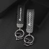 GJDJ7 Carbon Leather Key Chain Ring Keyring For Citroen C1 C2 C3 Vts C4 Saxo C4L C5 C6 C8 Xsara Picasso Berlingo Cactus Aircross C3-XR
