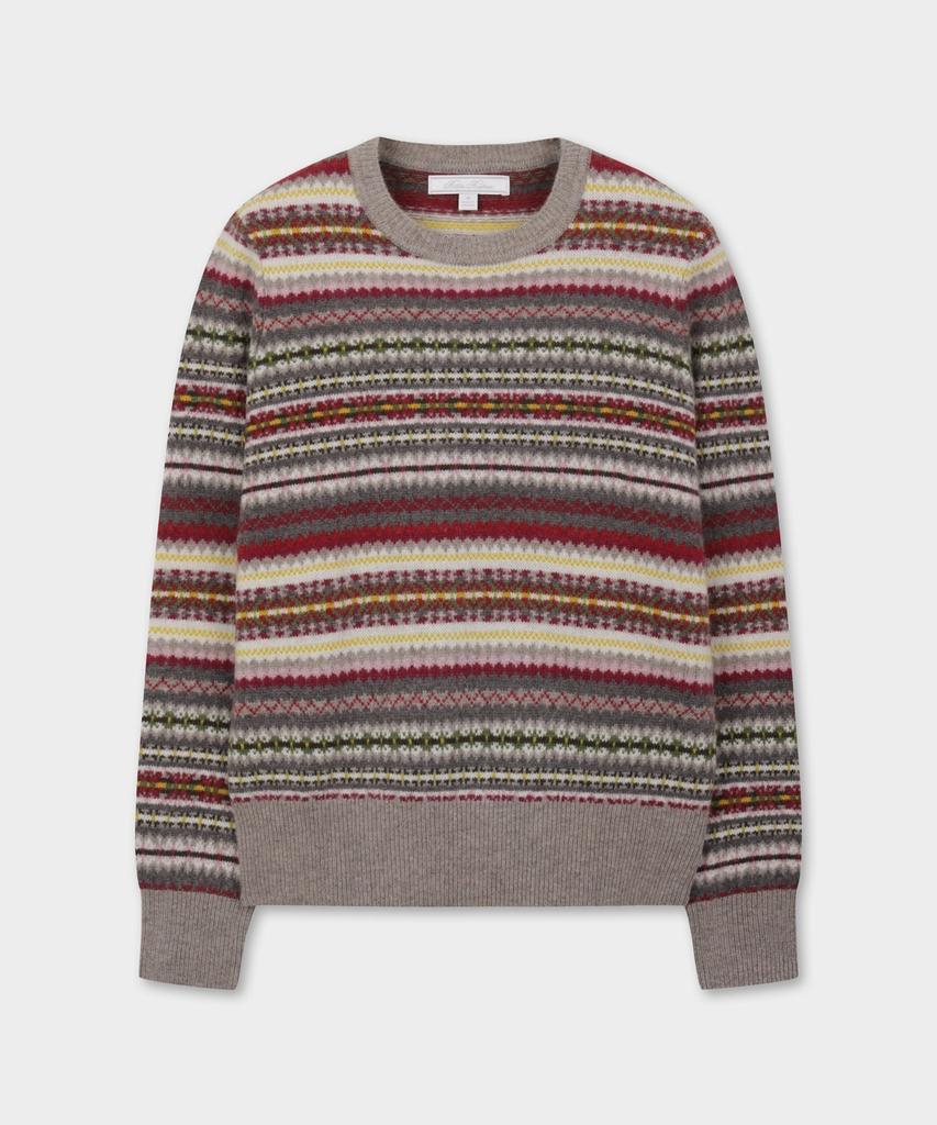 BROOKS BROTHERS [Women'S] Wool Fair Isle Crewneck Sweater (Multi) (Bbwrwff301)