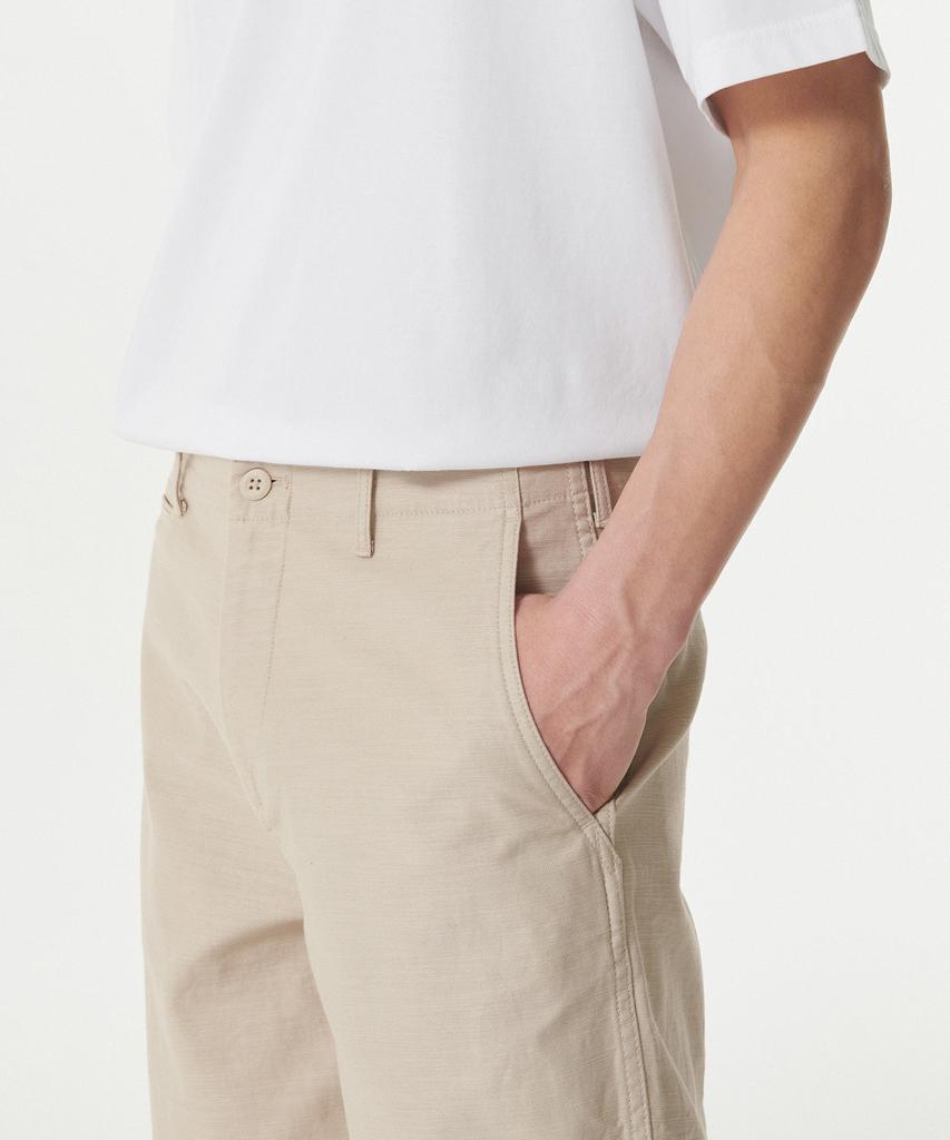 MUSINSA STANDARD Back Satin Officer Pants [Light Beige]