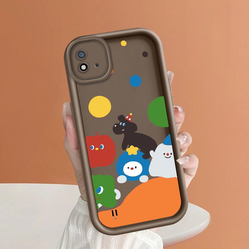 Мягкий силиконовый квадратный чехол с рисунком лестницы для телефона, полное покрытие, противоударный защитный резиновый чехол для камеры для OPPO Realme