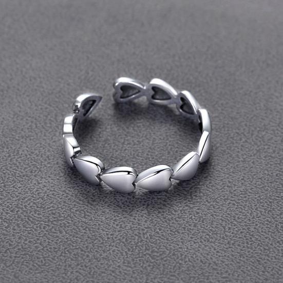 Кольцо на палец, элегантное подарочное, неаллергическое, блестящее, женское кольцо с сердцем любви, модные украшения
