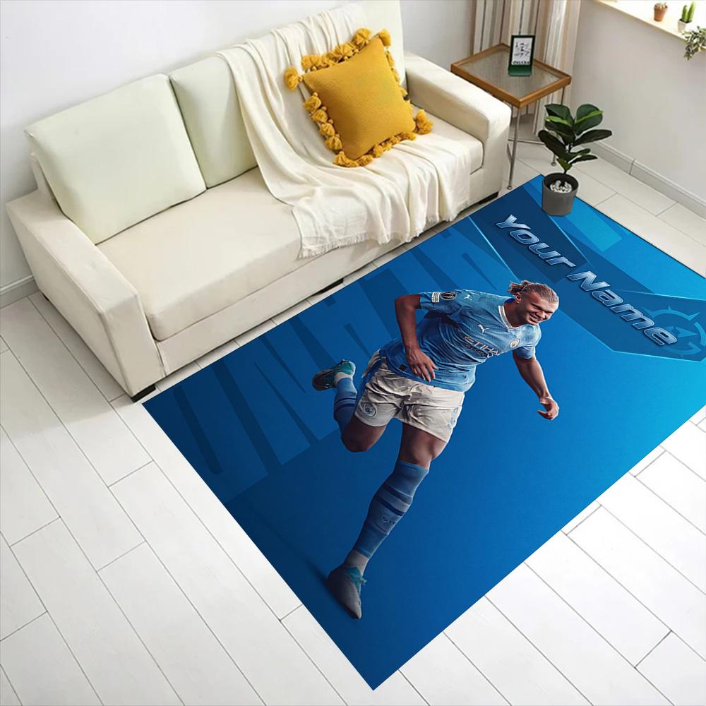Haaland (126) Customize Text Floor Mat Suitable for Entryway Bedrooms Outdoor Decorate room Antislip Carpet Office home decor Gift for Festivals
