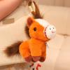 Soft Plush Horse Doll Pendant Cartoon Hanging Pony Doll Plush Horse Keychain  New Year Gift