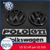 Для VW Volkswagen Jetta MK5 Golf Автомобильный передний значок логотип покрытый ABS наклейка передний и задний логотип значок на крышку багажника модифицированный Для Volks