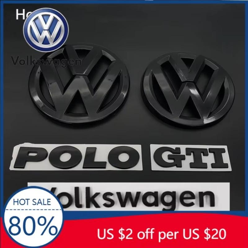 Для VW Volkswagen Jetta MK5 Golf Автомобильный передний значок логотип покрытый ABS наклейка передний и задний логотип значок на крышку багажника модифицированный Для Volks