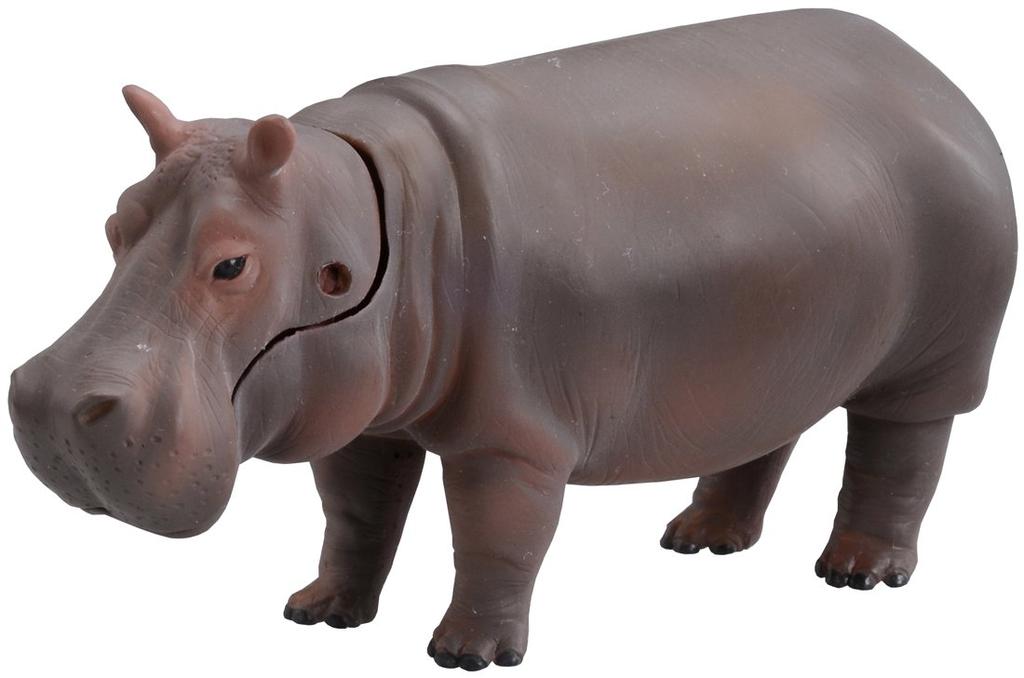 TAKARA TOMY Животное Динозавр Реалистичная Движущаяся Фигурка Игрушка для Возраста 3+ и Соответствует Безопасности Игрушек Сертифицировано Знаком ST "Ania AS-06 Бегемот" Вверх, Стандарты,