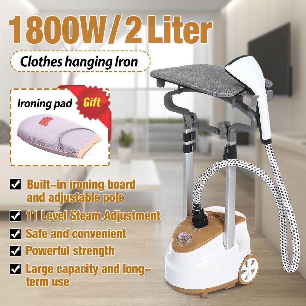 1800W Garment Steamer Handheld Ironing Machine 10 Gear Adjustable Vertical Flat Steam Iron Clothes Steamer Household